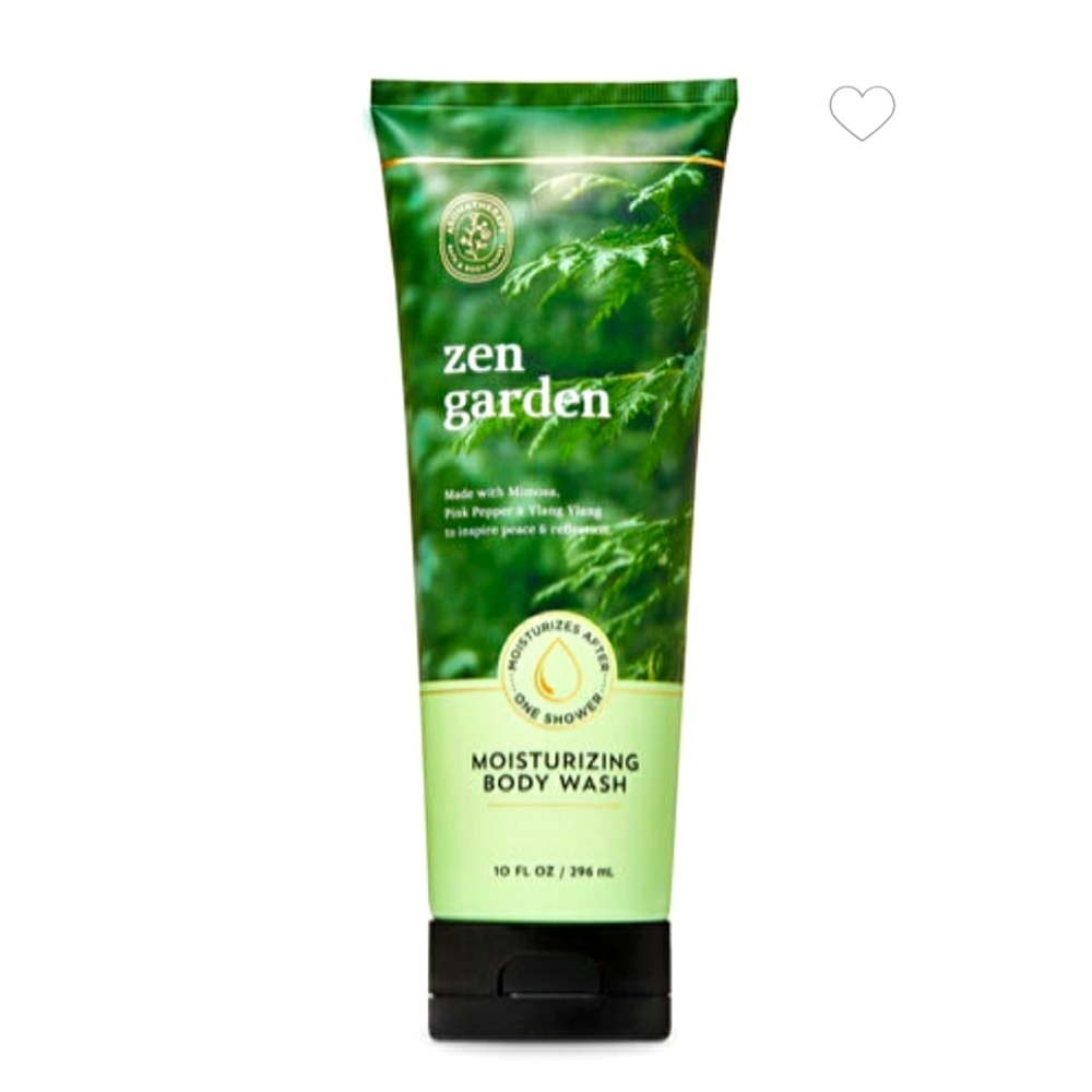 NEW ZEN GARDEN MOISTURIZING BODY WASH AROMATHERAPY BY BATH & BODY WORKS